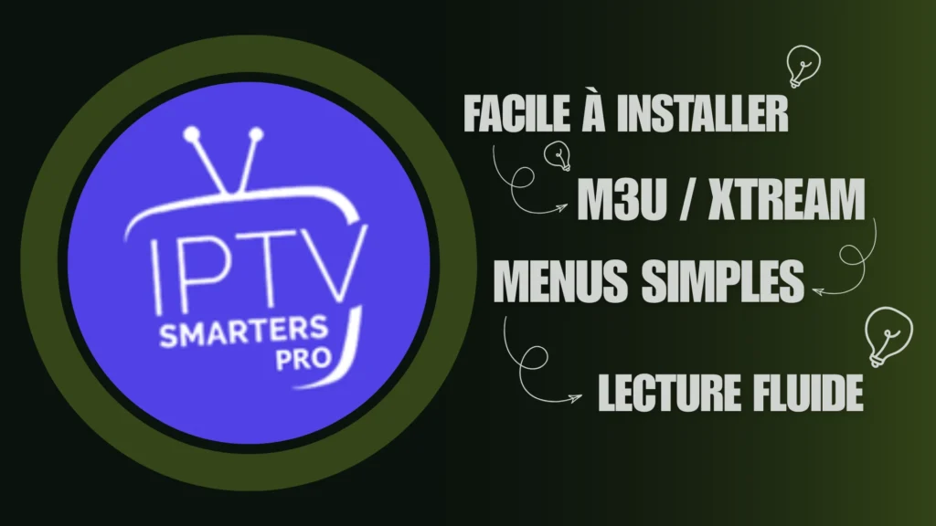 IPTV Smarters Pro, facile à utiliser